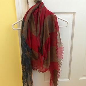 Free People American flag scarf